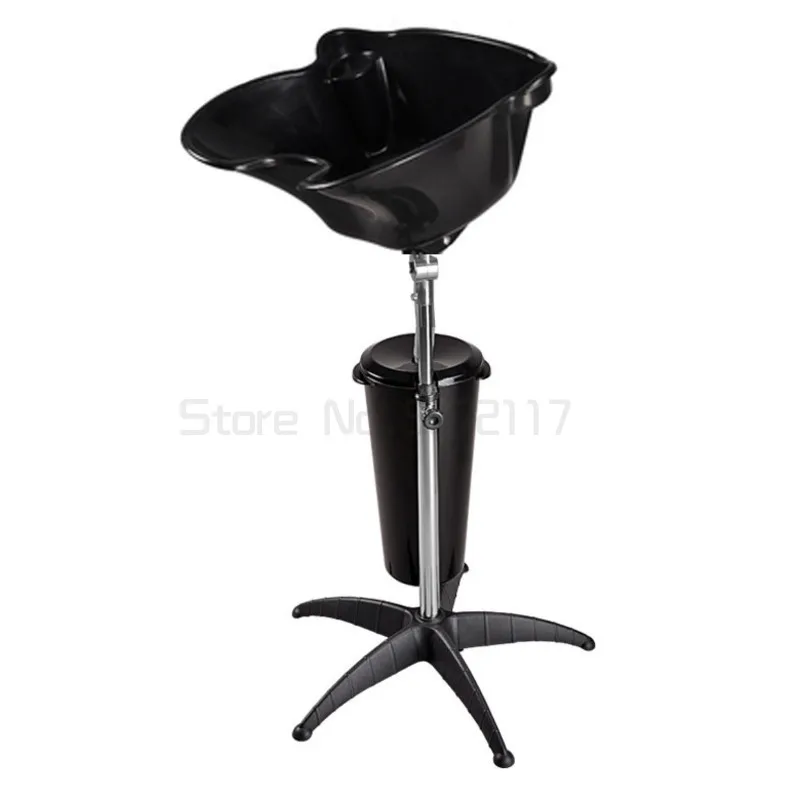 

Portable Salon Deep Shampoo Basin Bathroom Sink Hair Trap Salon Basin Treatment Bowl with Drain Washing Hose Adjustable