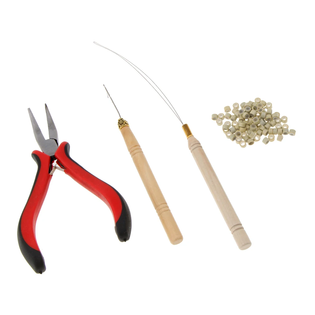 Extension tools. Крючок для вытягивания волос. Расширяющие инструменты. Зажимы для наращивания волос. Для наращивания на микрокольцах инструменты.