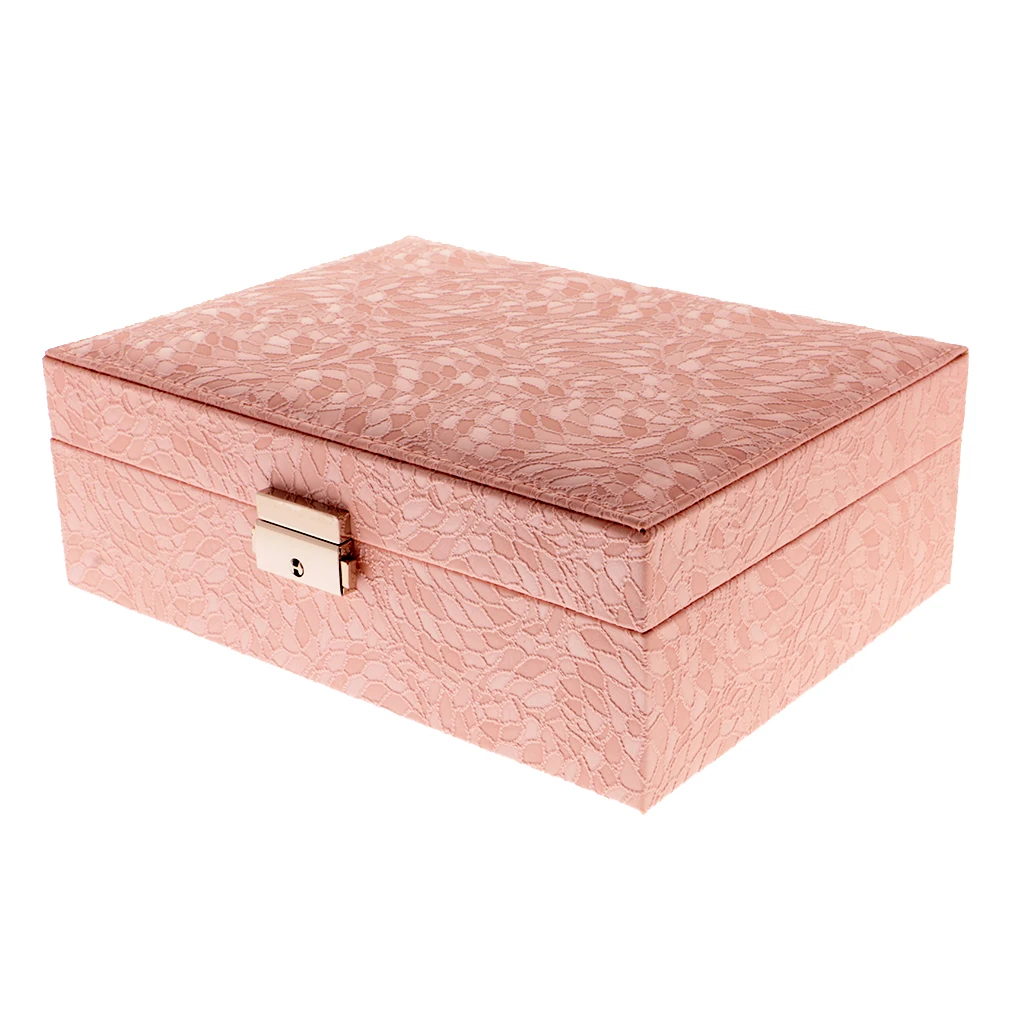 

Jewelry Storage Organizer Box Case Accessory Necklace Earring Pendant Watch