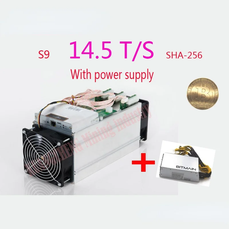 

ETH BTC AntMiner S9I 98% T usado, con APW3, PSU, SHA256, Bitcoin, BCH Antminer S9, S9i, 13T, 14,5 T, 14T, T9, nuevo 13,5