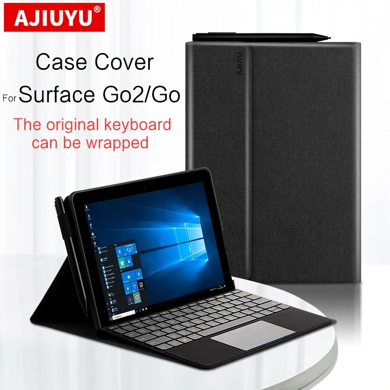 Фото AJIUYU чехол для Microsft Surface Go 10 дюймов может держать клавиатуру кожаный защитный 2 Go2 5