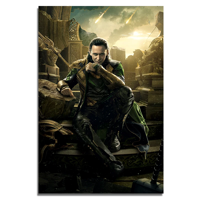 Картина на холсте Loki плакаты картины из фильмов шелковые принты большая домашняя