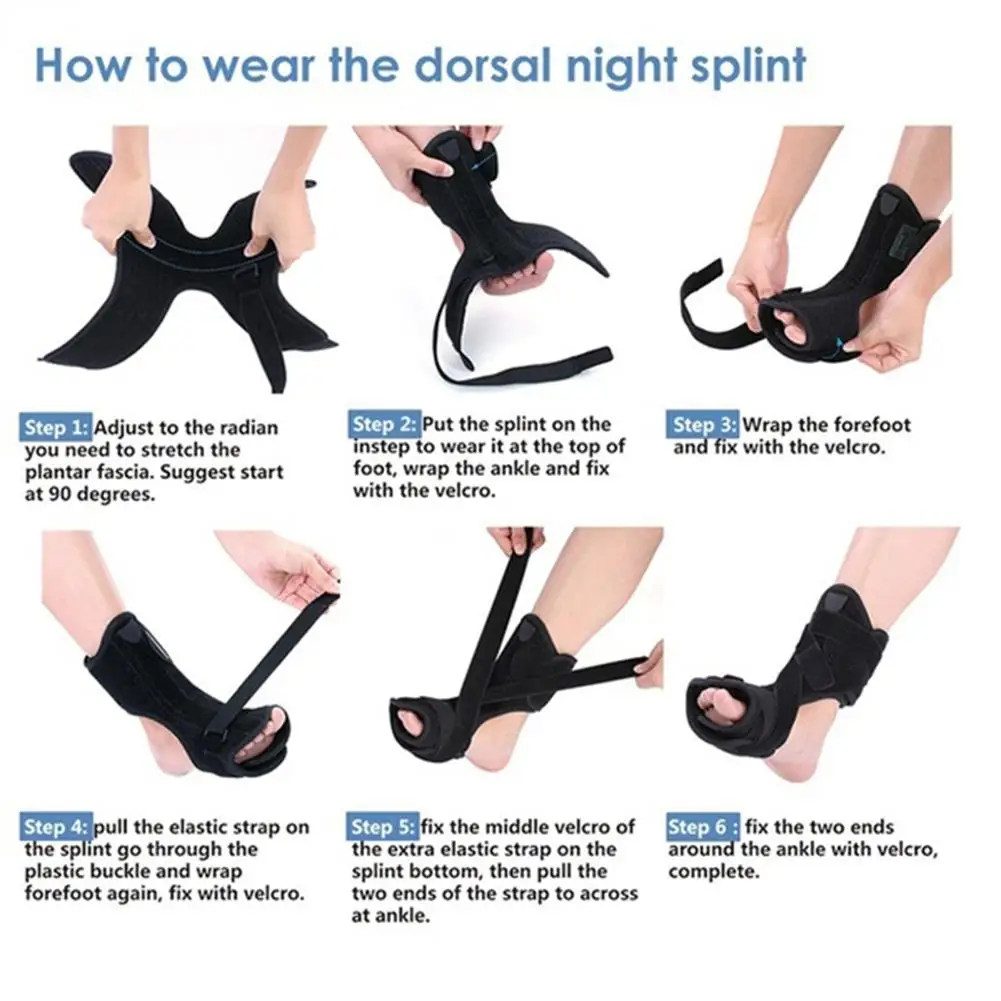 

Ankle Brace Foots Splint Guard Pain Relief Injury Plantar Fasciitis Support