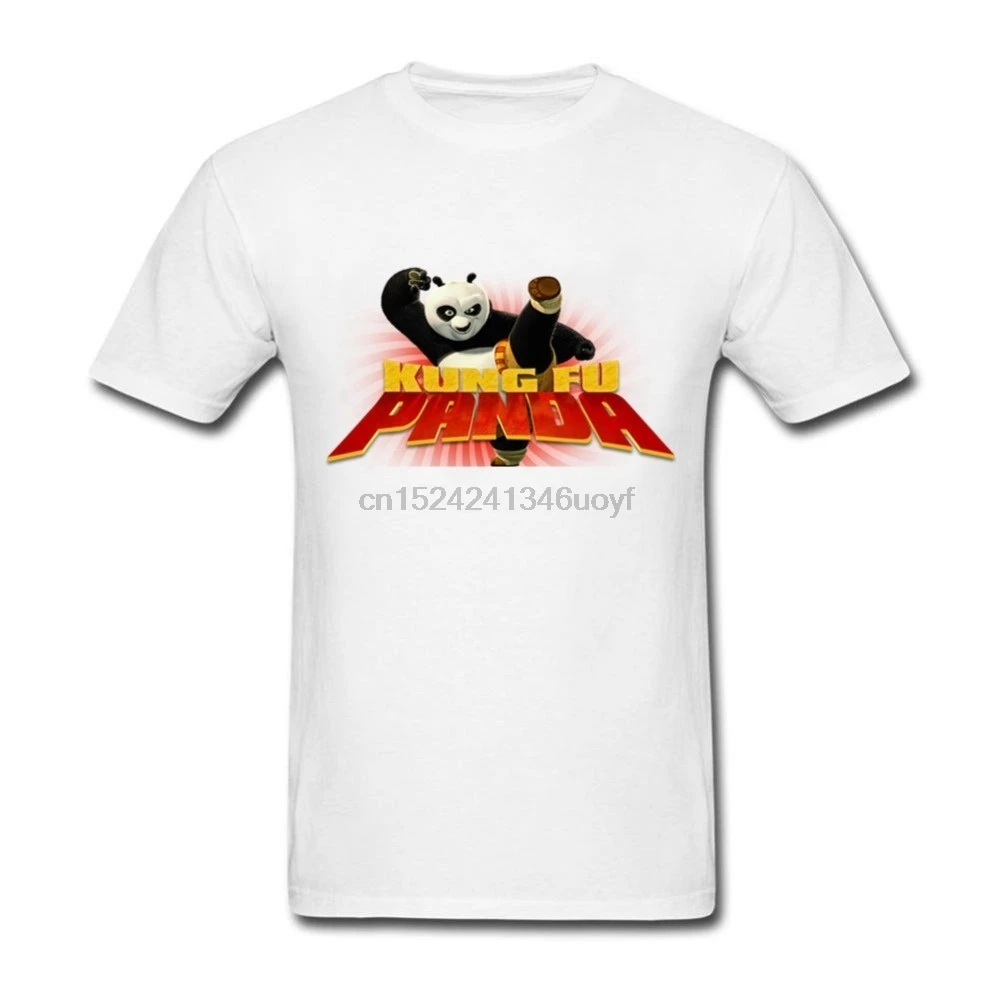 Мужские футболки Kung Fu Panda Movie Great Styles Homme Orang хлопковые с круглым вырезом | Мужская