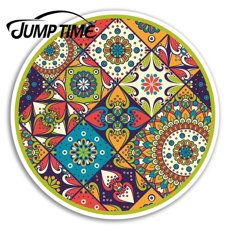 

Время прыжков индийский винтажный узор виниловая наклейка s Наклейка ноутбук багаж Автомобиль Забавная наклейка багажник окно автомобиля ...