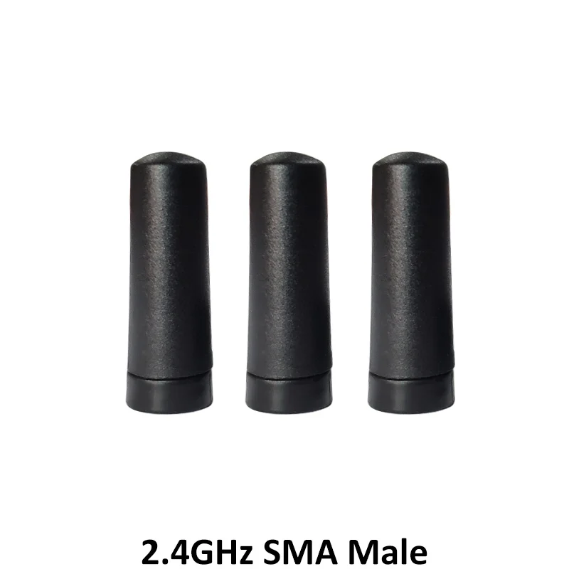Grandwisdom 20pcs 2.4G antenna 2dbi sma male wlan wifi 2.4ghz antene pbx iot module router signal receiver antena high gain