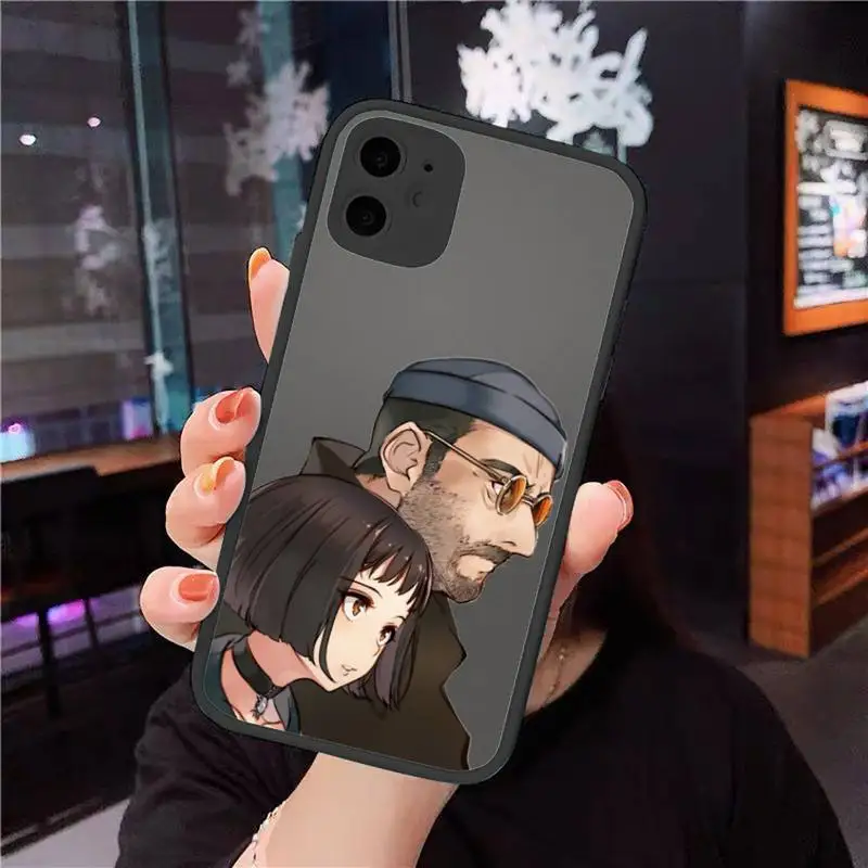 

Leon Matilda Natalie Portman Movie Phone Cases Matte Transparent for iPhone 7 8 11 12 s mini pro X XS XR MAX Plus cover funda
