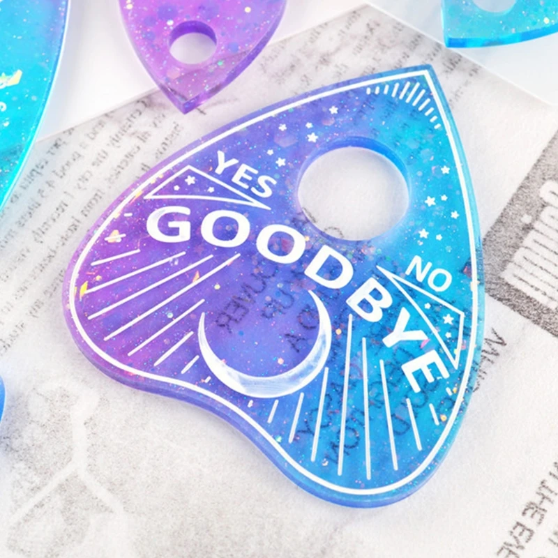 

Crystal Epoxy Resin Mold Divination Tray Psychic Board Casting Silicone Mould T4MD