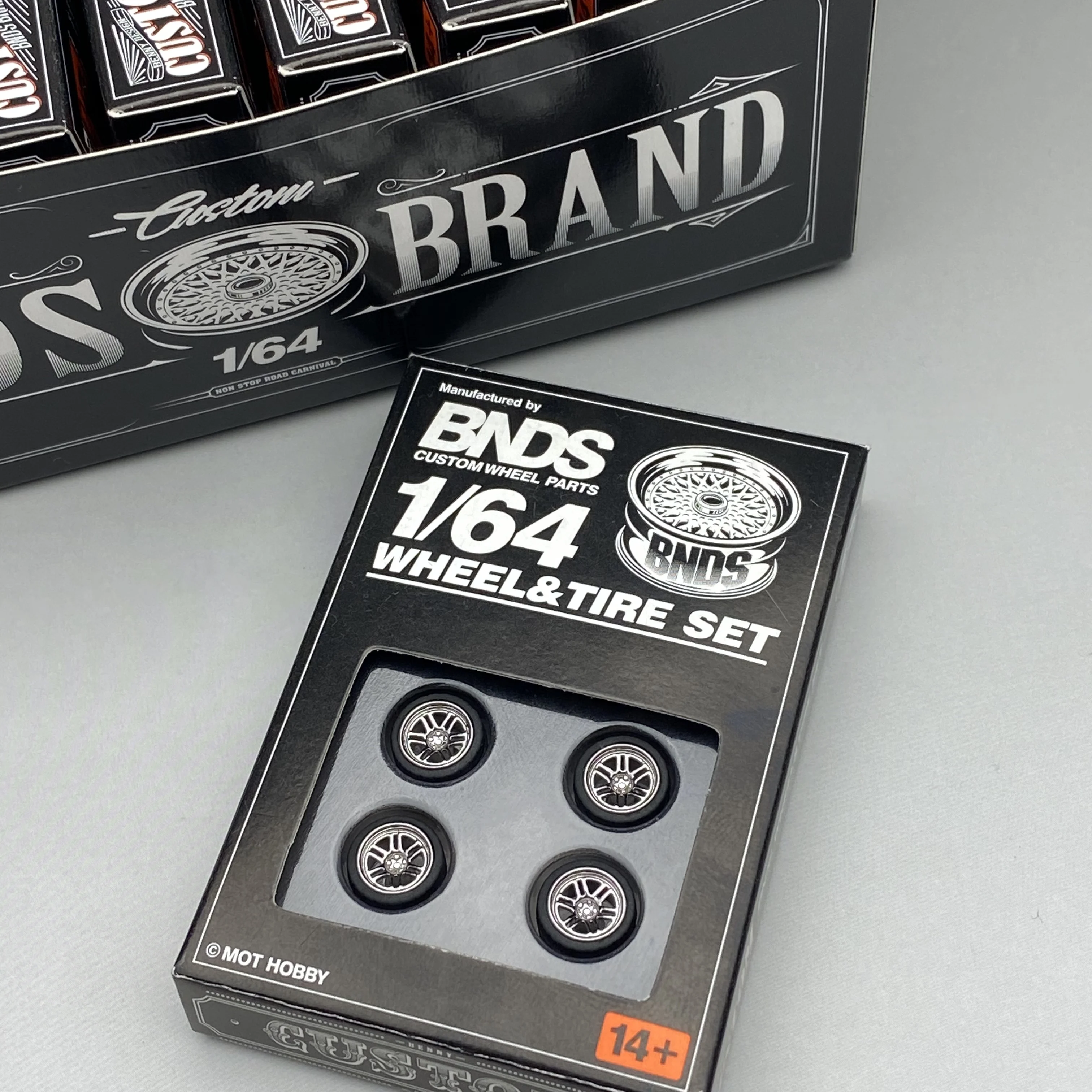 BNDS 1/64 ABS диски резиновые шины золотые в сборе модифицированные детали JDM VIP стиль
