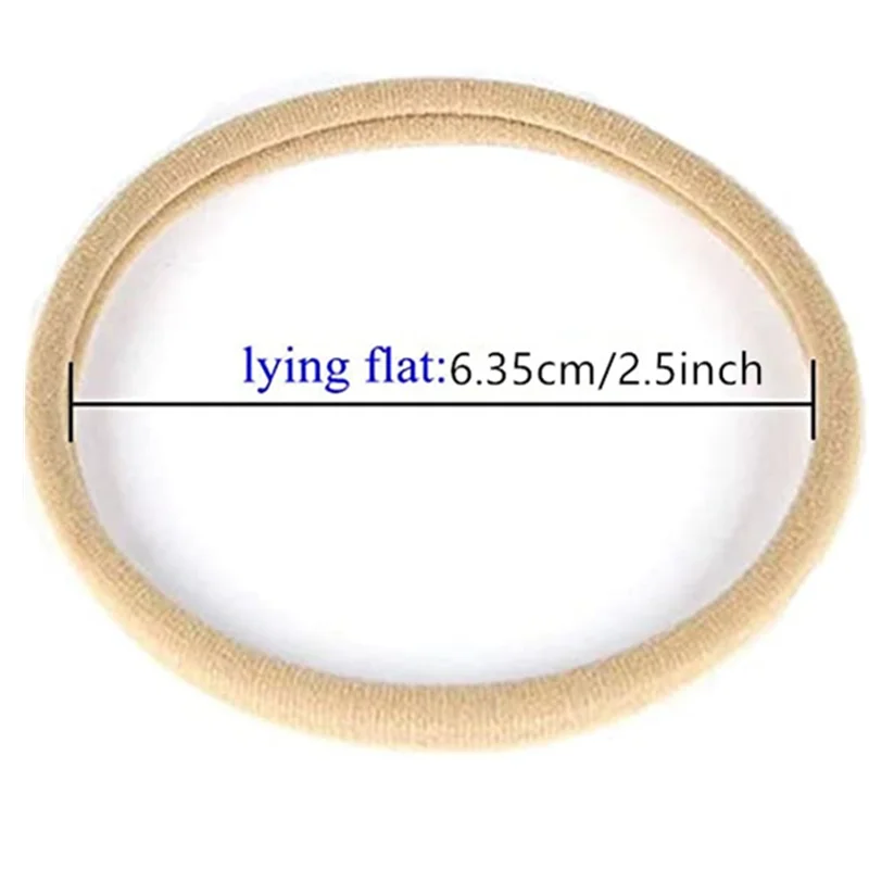 

100PCS/set Baby DIY Soft Stretchy Nylon Headbands Hair Bands for Girls One Size Multifunction Hair Holder Kids Headwear