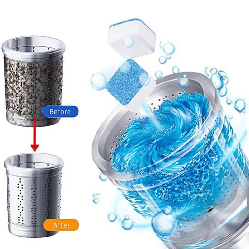 

5-30P Washing Machine Deep Cleaner Set Washer Cleaning Detergent Effervescent Remover Washing Machine Portable Cleaning Tools