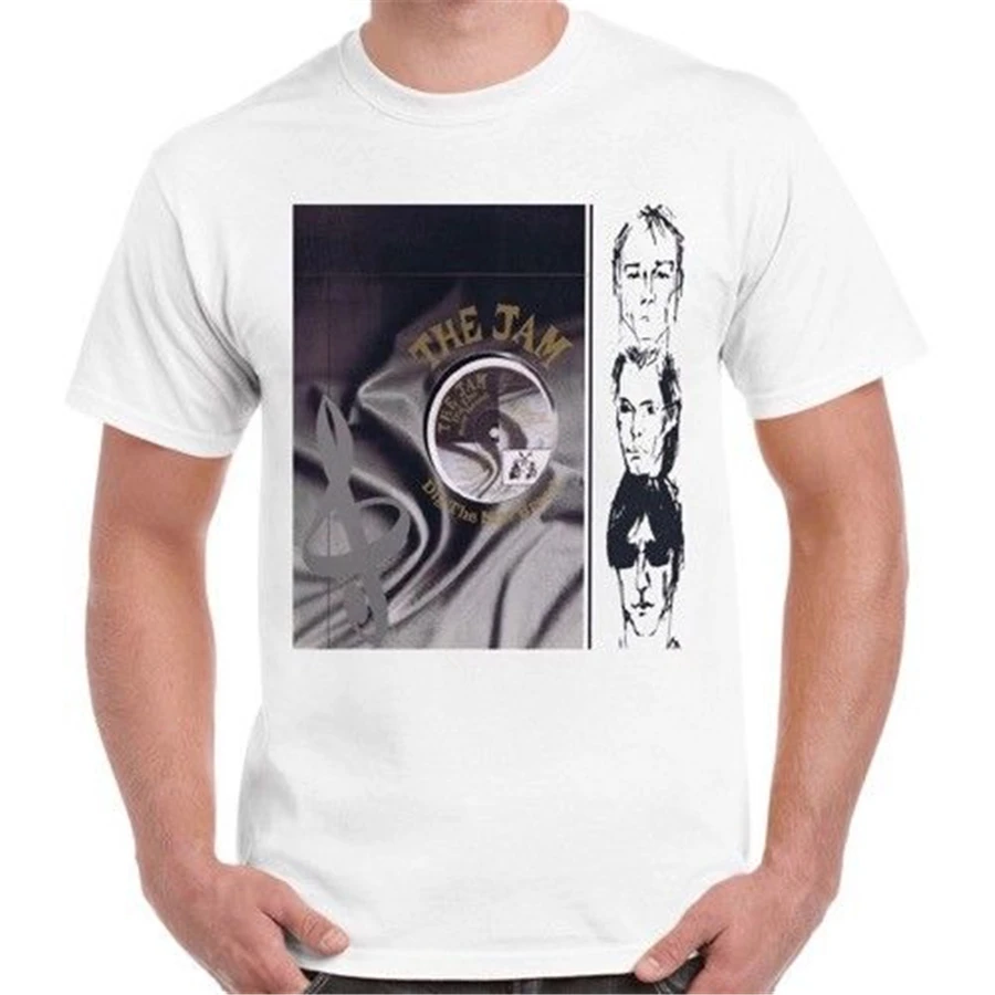 Стильная Винтажная футболка в стиле ретро с надписью The Jam Final Record Dig New Breed 514