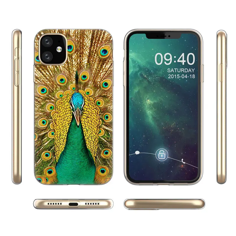 Горячий красивый силиконовый прозрачный чехол для Apple iPhone 11 Pro XS Max X XR 6 6s 7 8 Plus 5 5s SE |