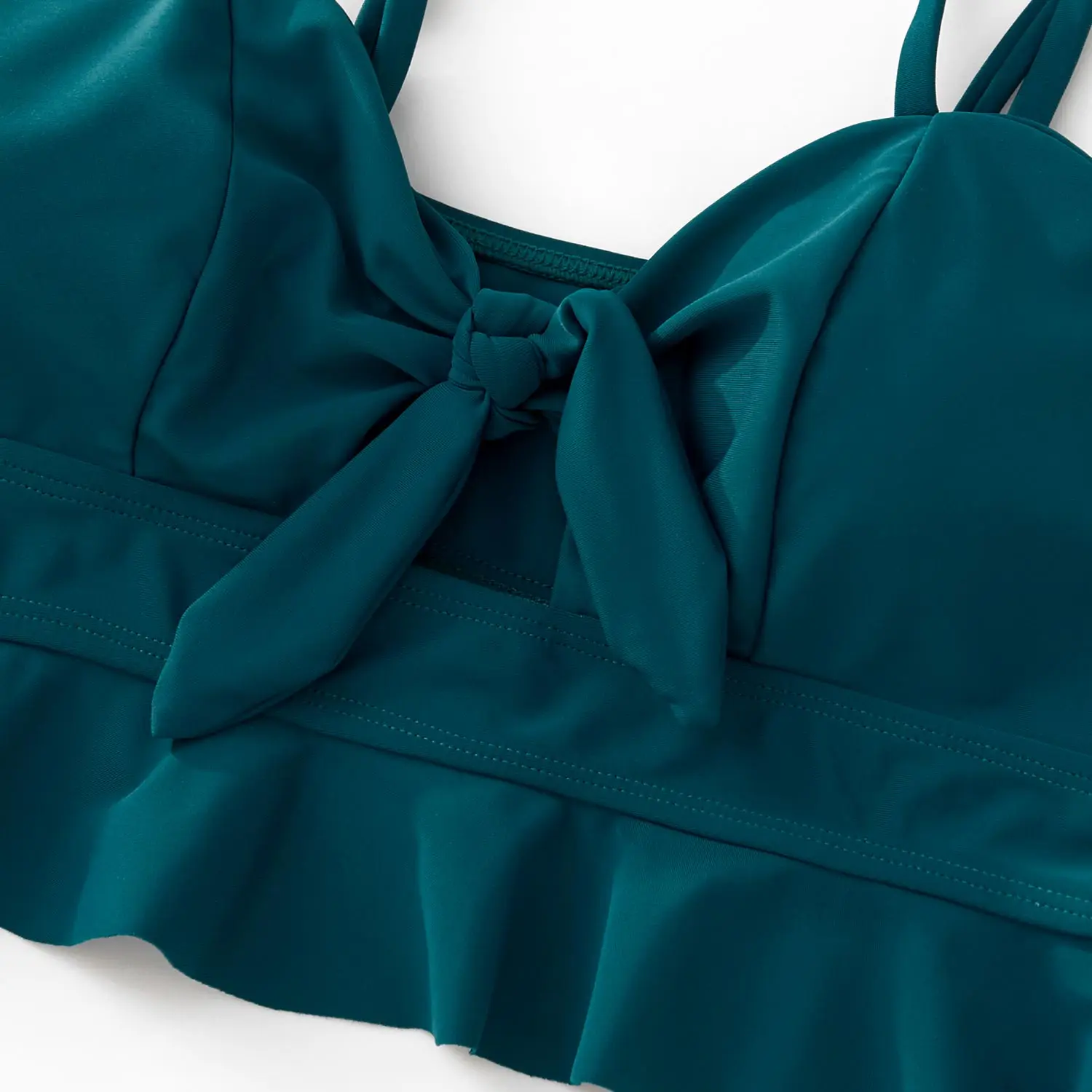 Женский купальник PatPat с принтом в виде тигра оборками по подолу лето 2021