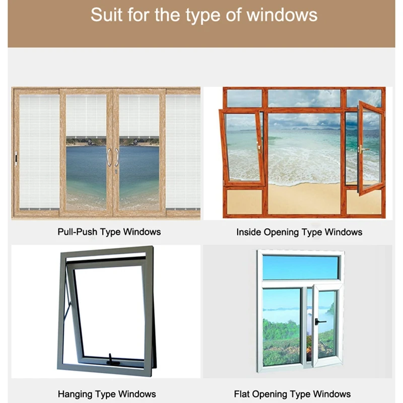 

WAFU Smart Fingerprint Lock Keyless Entry Rechargeable Cordless Security Lock Zinc Alloy Lever Window Locks