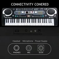 portable keyboard piano 61 keys digital music key board with microphone eu type