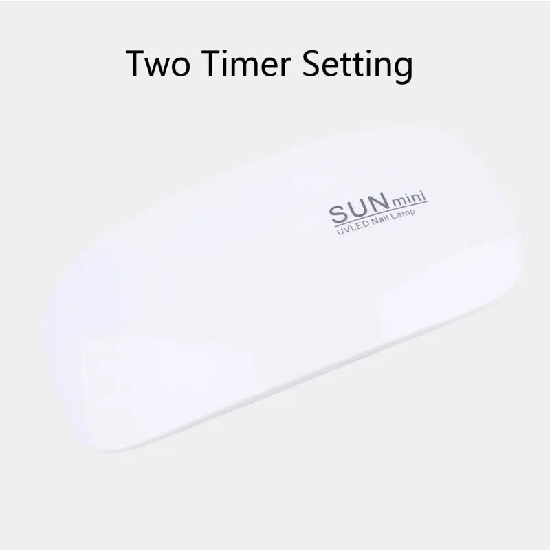 

1PC Portable 6W Mini UV Dryer UV Resin Curing Lamp 30s 60s Timer Nail Art Manicure Gel Dryer USB Charge Jewerly Making Tools