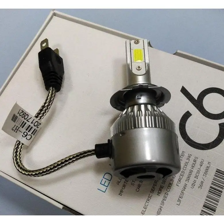 Светодиодная LED автомобильная лампа ближнего дальнего ПТФ света H1 H3 H4 H7 H11 H27 9005 9006