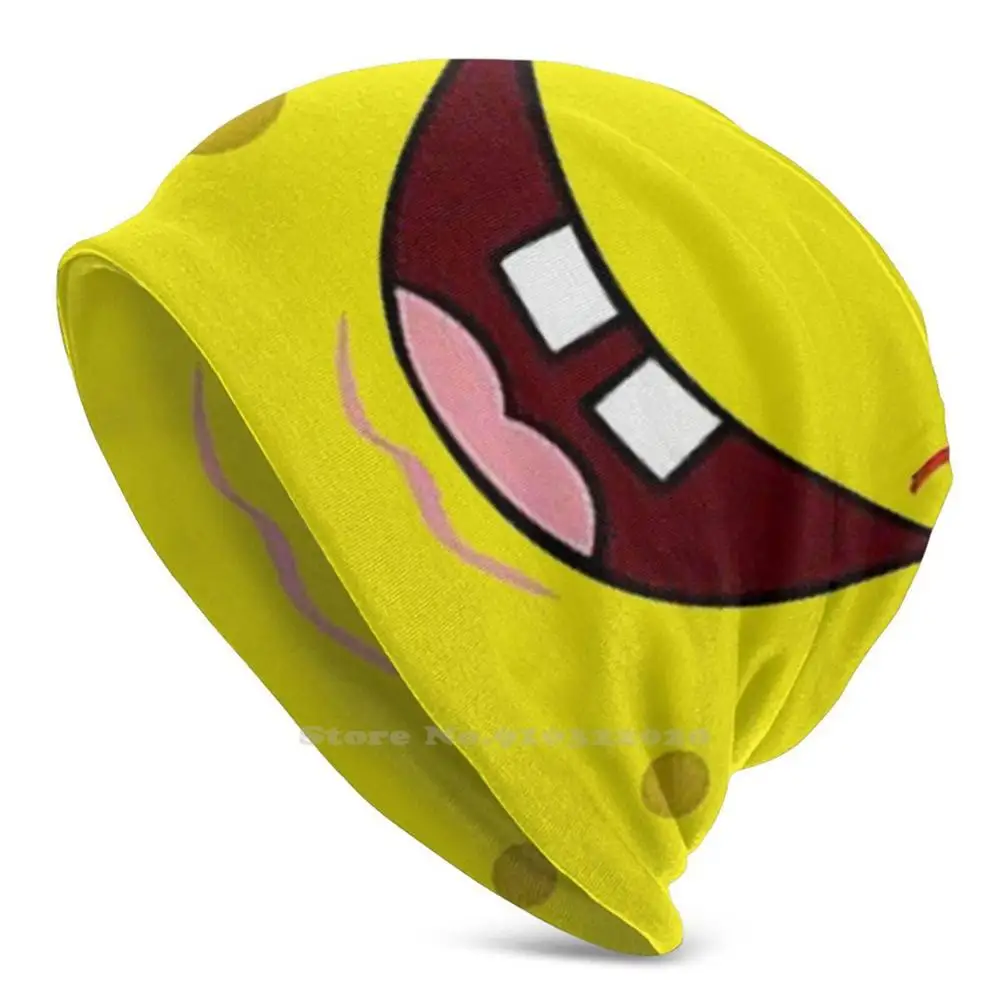 Вязаная шапка Smile для мужчин женщин и детей осенне-зимний мем в виде Патрика