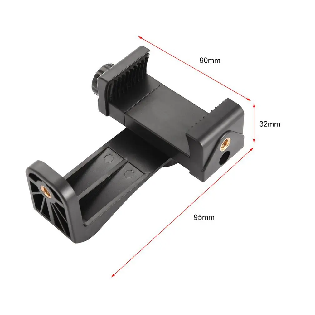 universal adjustable tripod mount cell phone clip vertical bracket clip clamp holder 360 adapter for smartphone hot dropshipping free global shipping