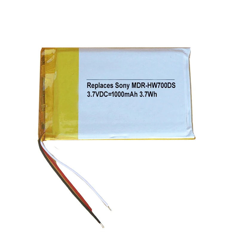 Новый аккумулятор LIS1494HNPPC для Sony MDR-HW700DS Аккумулятор 1000 мАч полная сменная батарея
