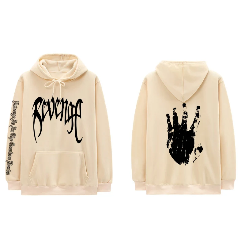Xxxtentacion Revenge Kill Me Hoodies Men/Women Sweatshirts Rapper Hip Hop Hooded Pullover Sweatershirts Male Streetwear Hoody | Мужская