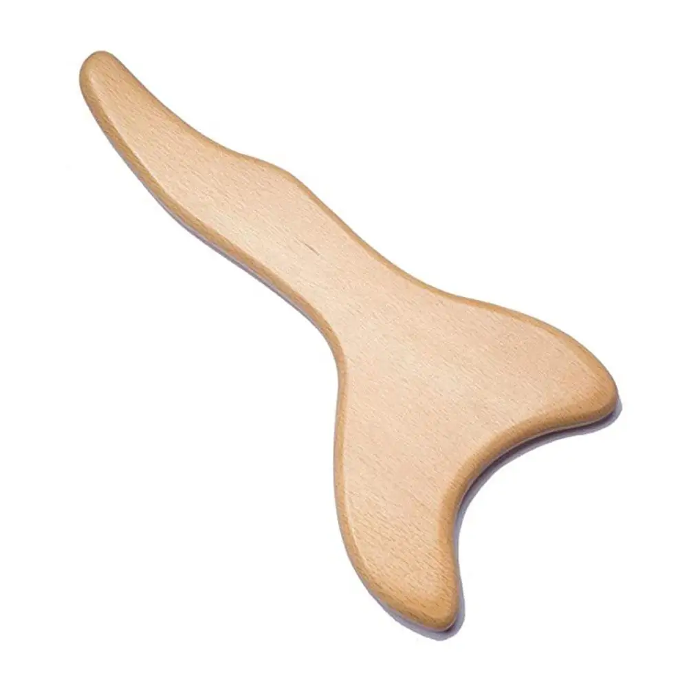 

1 PCS Wood Gua Sha Tools Wooden Massager Anti Cellulite Lymphatic Drainage Paddle Massage Tool Gifts for Friends
