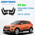 4 Шт Автомобильные передние и задние брызговики Брызговики арок Брызговики для Hyundai Creta ix25 2015 2016 2017 2018