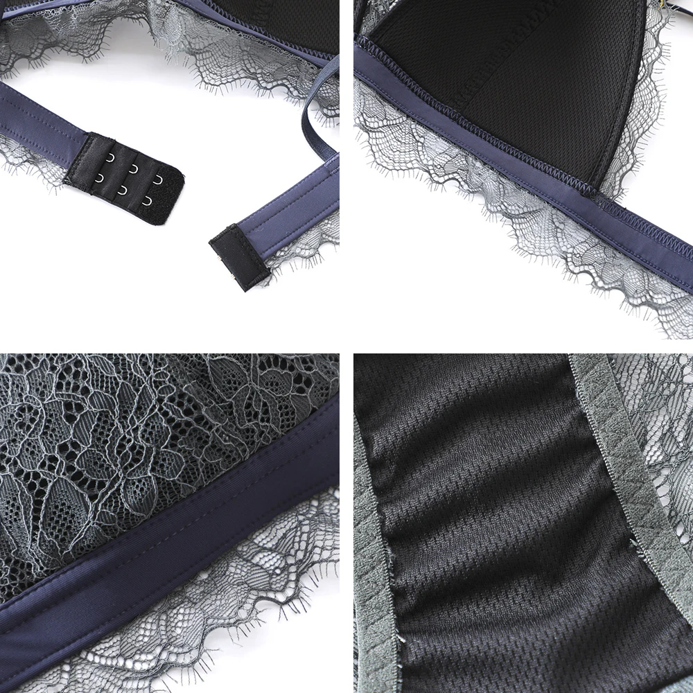 KSACILY комплект нижнего белья сексуальный с бюстгальтером Женский бесшовный