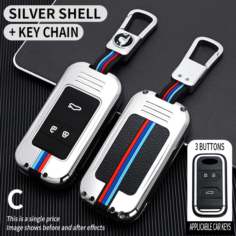 

Car Key Cover For Chery Tiggo 8 7 5X 2019 2020 Smart Keyless Remote Fob Protect Case Keychain Car-Styling Holder Accessories