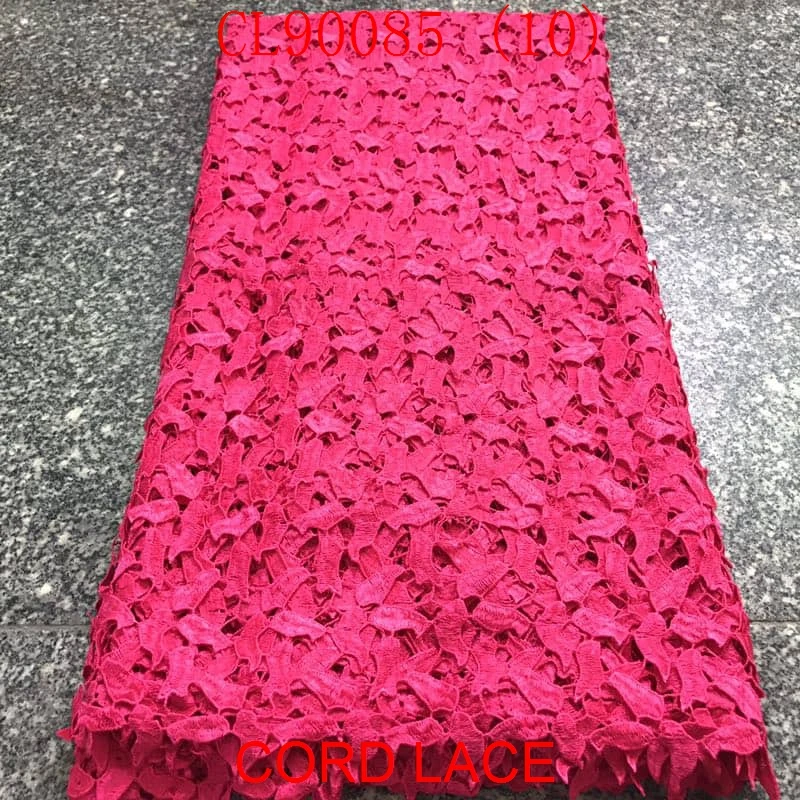 Африканская Водорастворимая кружевная ткань нигерийский 3D шнур французский