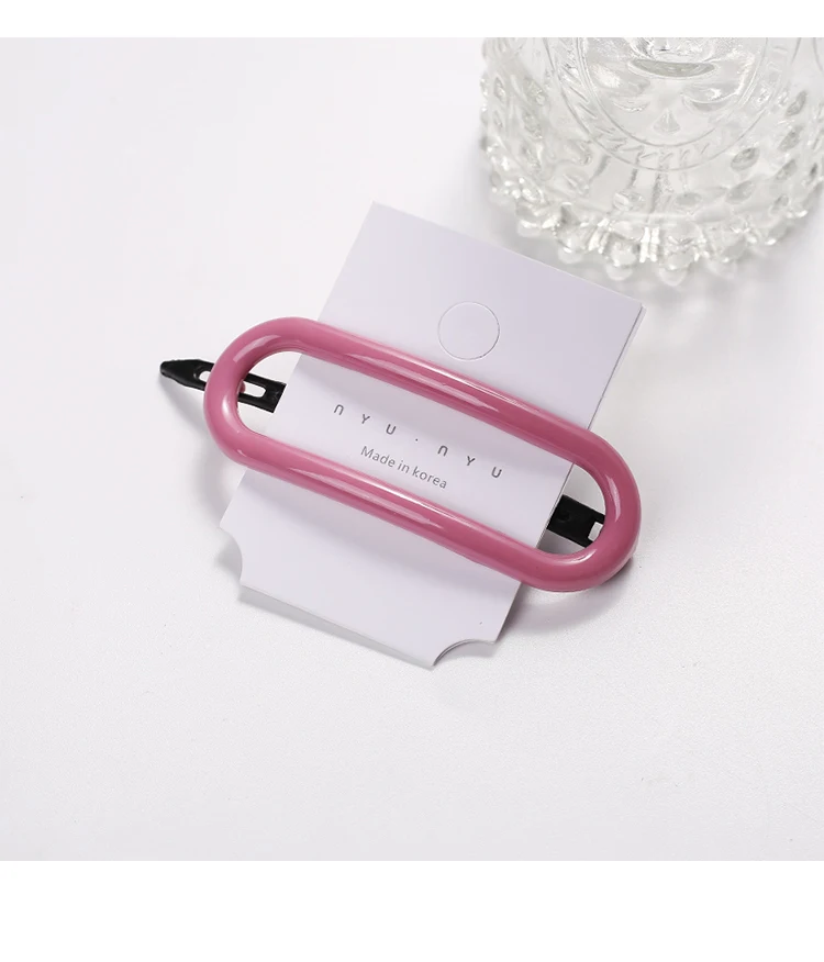 Fashion Oval Candy Color Hairpins Women Lady Hair Clips Pin Barrette Accessories For Girls Hair Ornament Tool Hairgrip Headdress