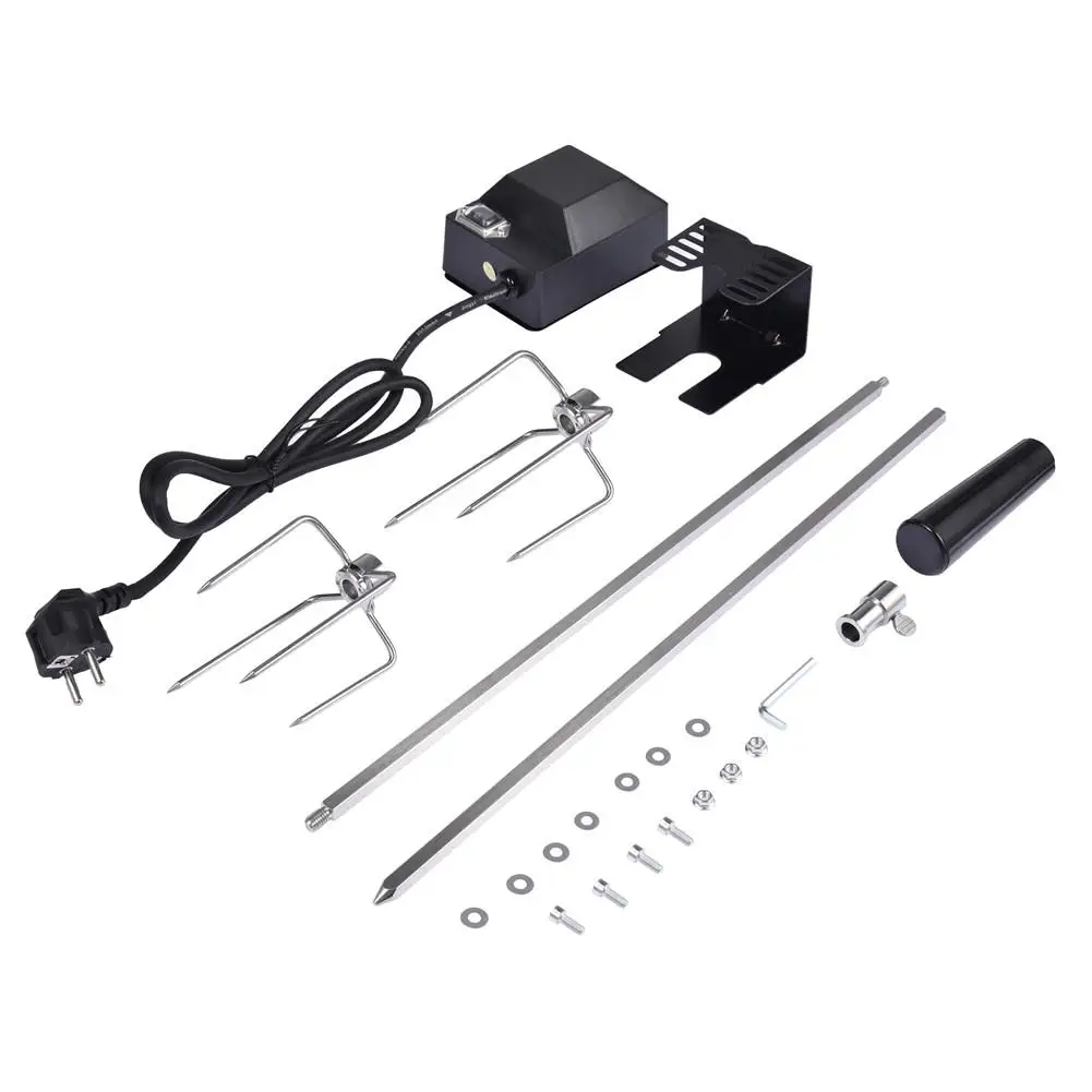 Автоматический гриль для барбекю с мотором набор Электрический жареный мясо