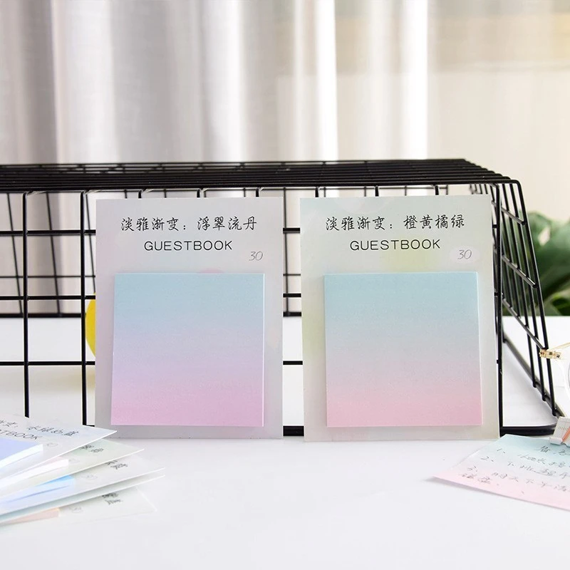 

1 Set Push Pins with Wooden Clips Pushpins with Pins Multicolor & 1 Pcs Creative Style Gradient Color Self-Adhesive Memo