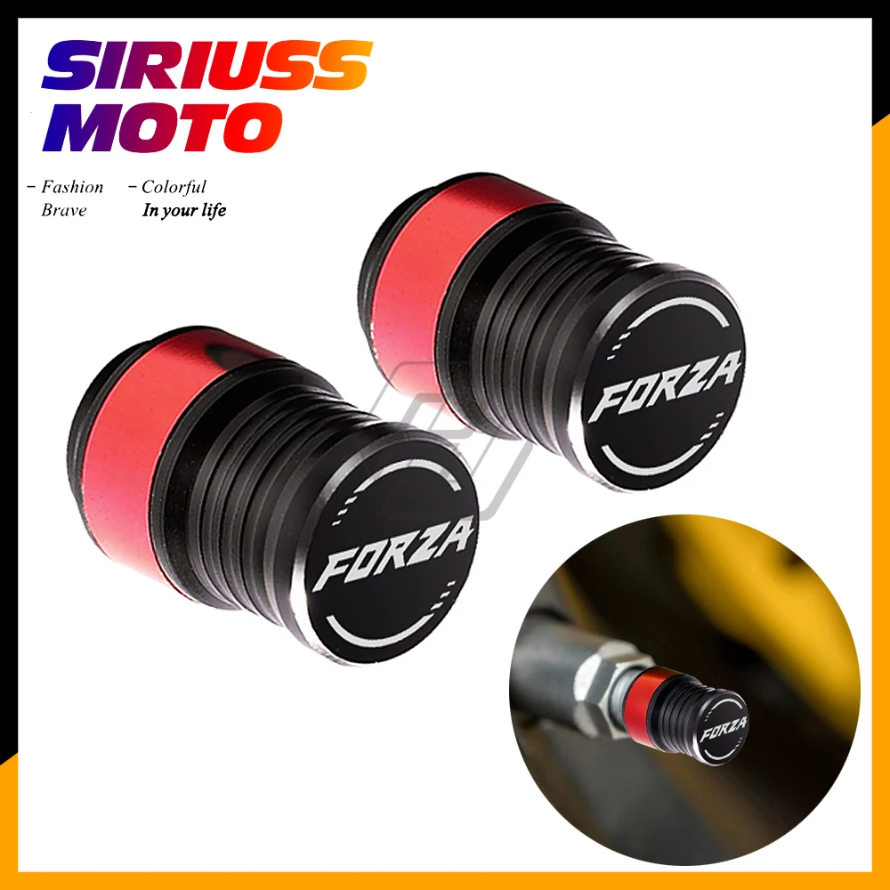 

Motorcycle Accessories Wheel Valve Stem Cap Set Case for Honda Forza 125 250 300 350 750 750X Scooter Rim