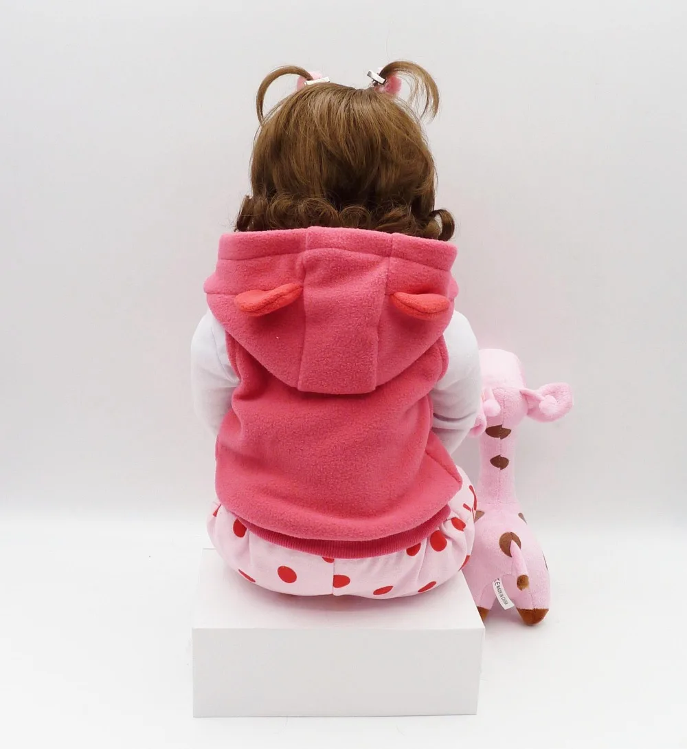 19 дюймов 48 см bebe reborn Реалистичная кукла для новорожденных оптом игрушки для детей Рождественский подарок и подарок на день рождения куклы игрушки