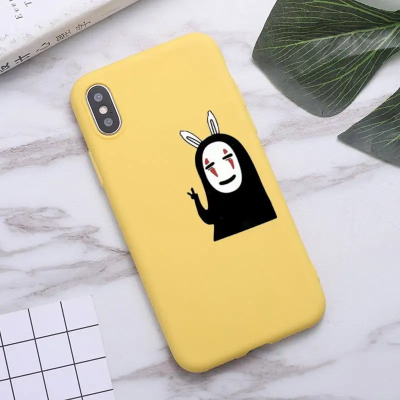 

Totoro Spirited Away Japan cartoon luxury protective Phone Case Candy Color for iPhone 6 7 8 11 12 s mini pro X XS XR MAX Plus