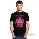 Забавная футболка Baphomet с котом, влюбленным, злом, мужские хлопковые футболки, топы, футболка с Люцифером, демоном, козой, сатаной, летняя футболка с коротким рукавом, одежда