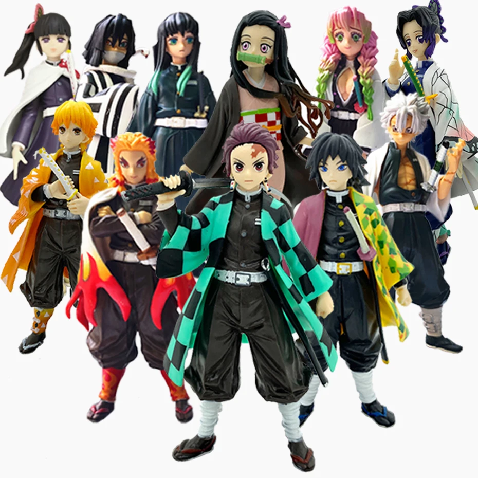 

Фигурка Kimetsu no Yaiba 16 см, фигурка агатсума Zenitsu, танджиро незуко, аниме, экшн-фигурка убийца демонов, модель воина из ПВХ, игрушки