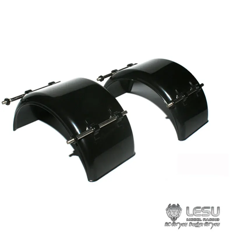 1/14 LESU DIY Tamiya RC модель грузовика ABS резиновая защита от грязи крыло для заднего