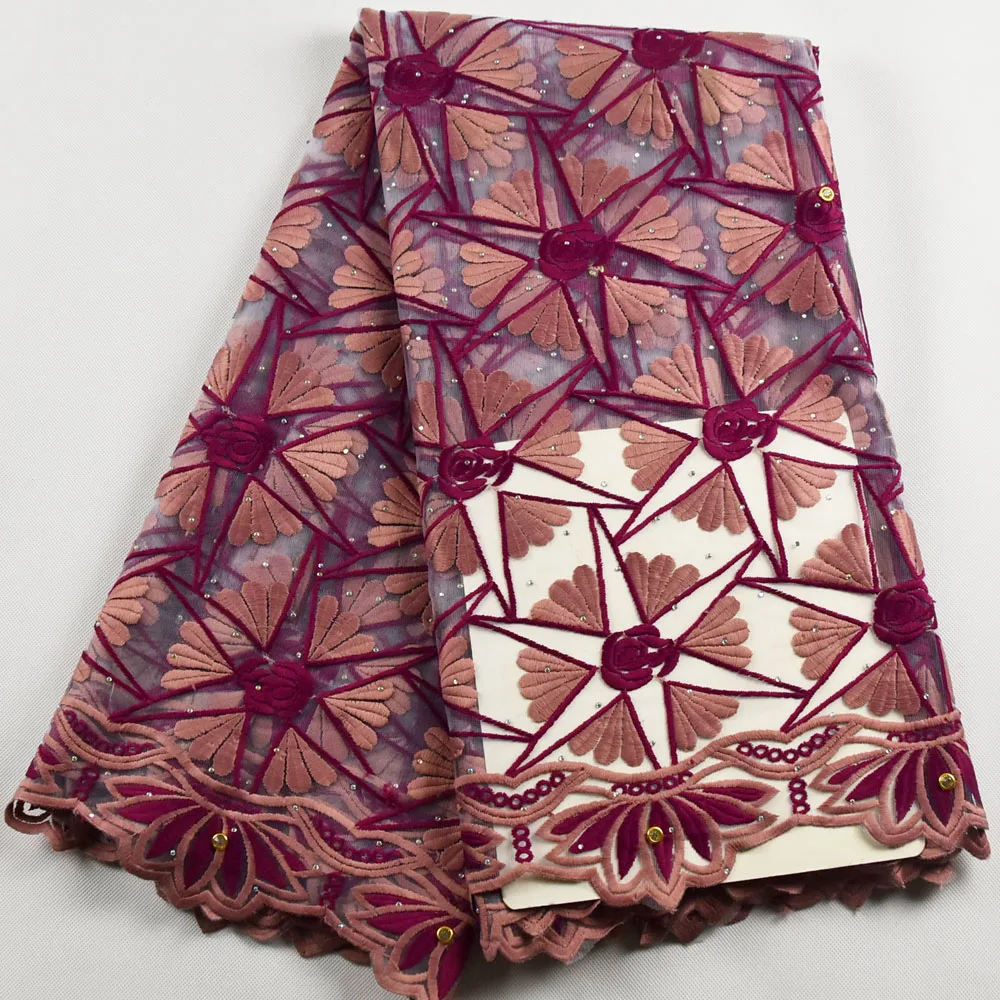 Новинка 2021 африканские кружева ткани с вышивкой африканский гипюр кружевной