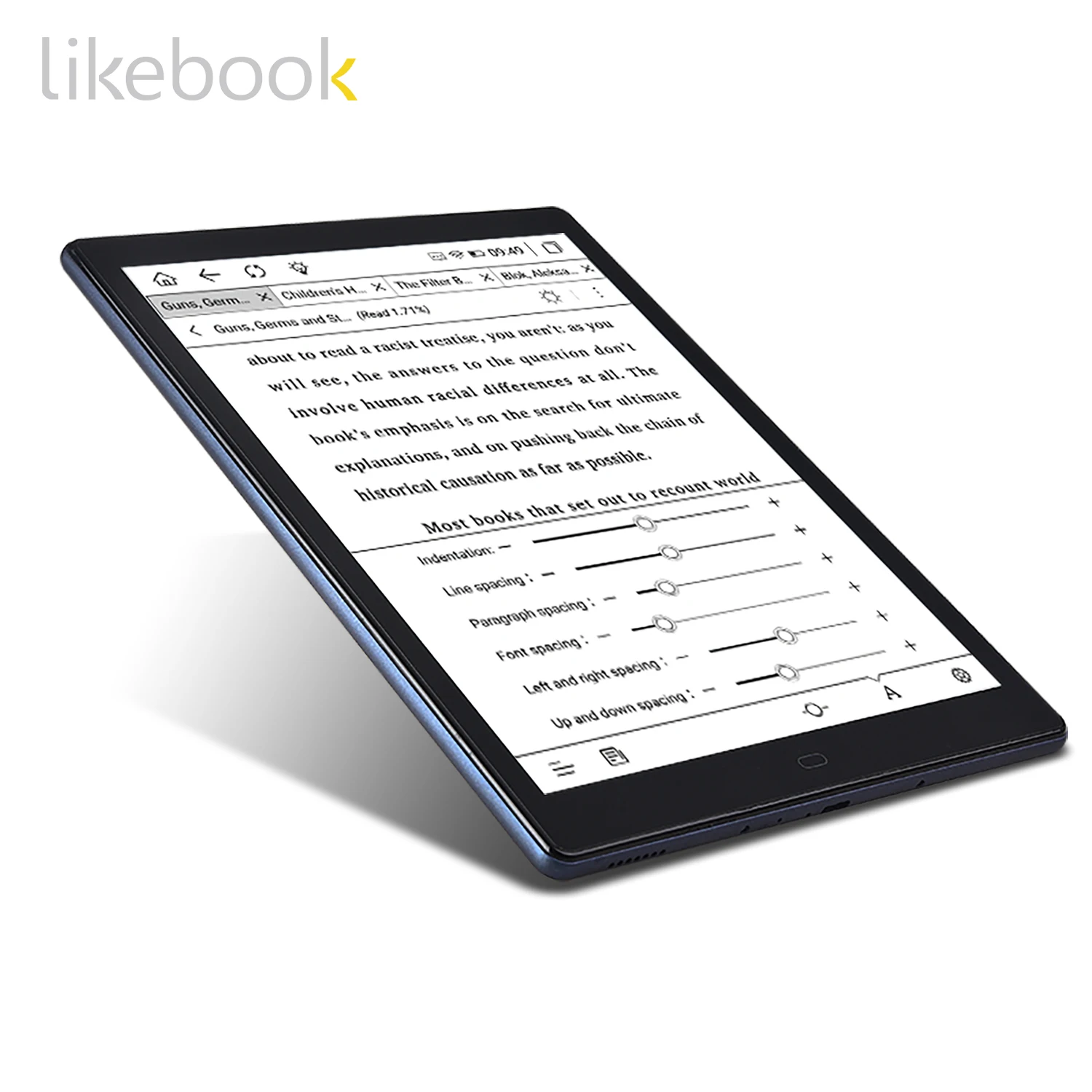 Новое поступление 2021 г. электронная книга boyue likebook P10 на 10 дюймов с поддержкой andorid