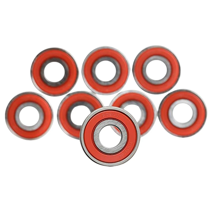 

10Pcs Skate Scooter Bearings No Noise Oil Lubricated Smooth Skate Scooter Longboard Bearing Speed Inline Skate Wheel