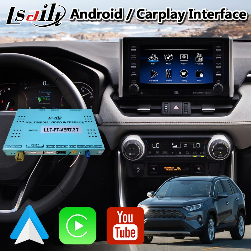 Android Carplay мультимедийный видеоинтерфейс для Toyota RAV4 Corolla Majesty Panasonic Pioneer Fujitsu хост
