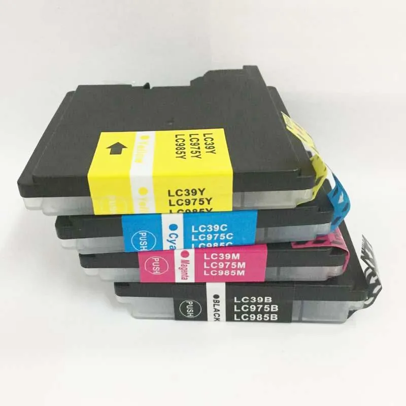 Einkshop LC980 LC1100 LC11 LC16 LC38 LC61 LC65 LC67 многоразовый чернильный картридж для Brother DCP 165C J140W|ink