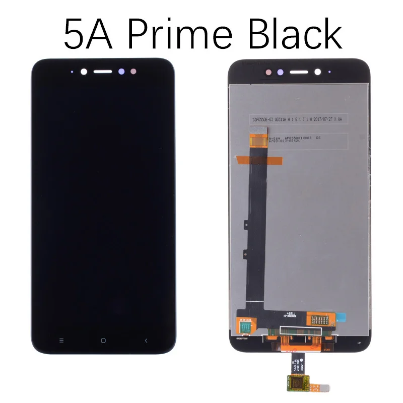 5a Prime Black Дисплей для XIAOMI Redmi Note 5A 5A Prime Y1 / Y1 Lite LCD в сборе с тачскрином черный белый - Цвет: 5a Prime Black