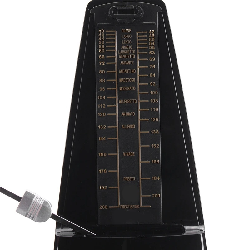 Retro Piano Mechanical Metronome Antique Pendulum Mecanico Wood Color For Universal Guitar Violin Musical Instru | Спорт и