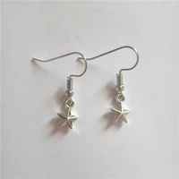 tiny star earrings very small star dangle earrings sky jewelry creative earrings christmas earrings for girls