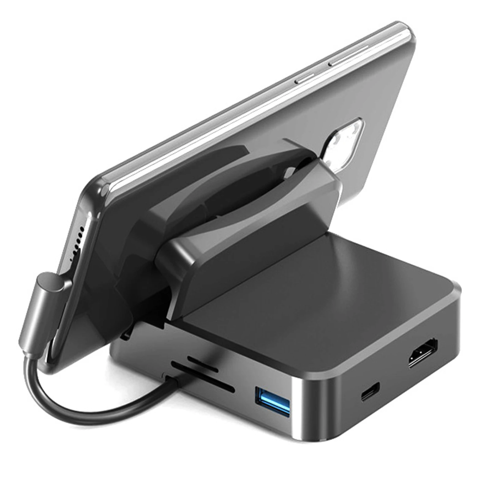 

Адаптер 5 в 1 с портом Type-C на USB