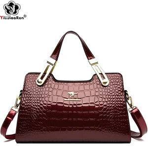 Luxury Crocodile Pattern Hand Bags for Women High Quality Pu Leather
Ladies Handbag Fashion Shoulder Crossbody Bag Designer Sac 35.9 USD